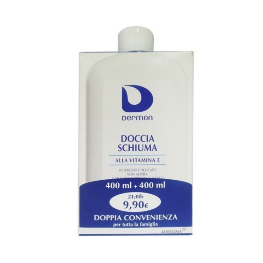 Dermon Doccia Schiuma Due Confezioni 400ml PROMOZIONE