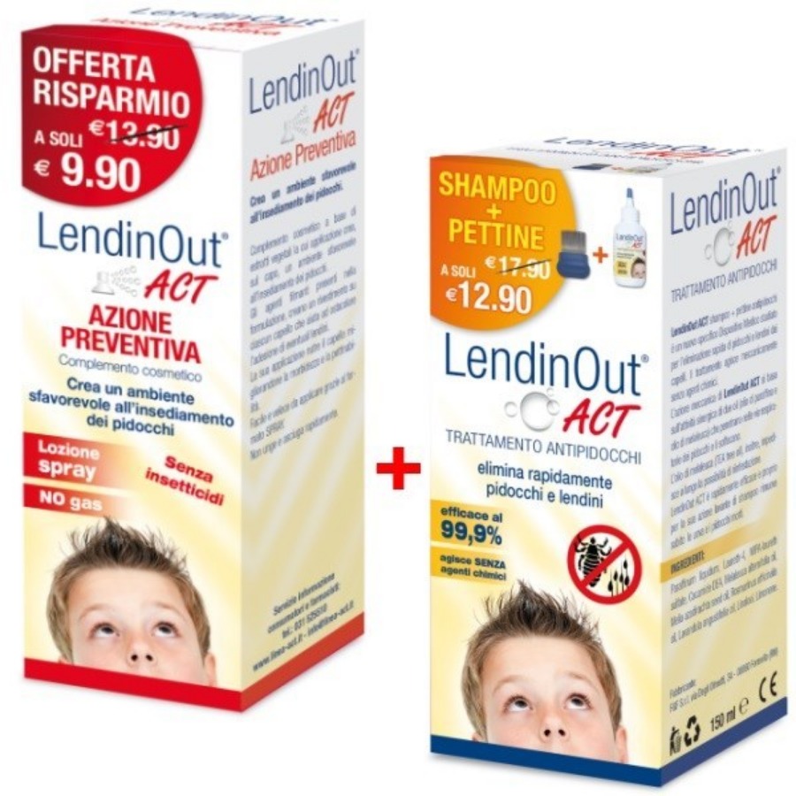 Lendinout Act Kit Antipidocchi PROMOZIONE
