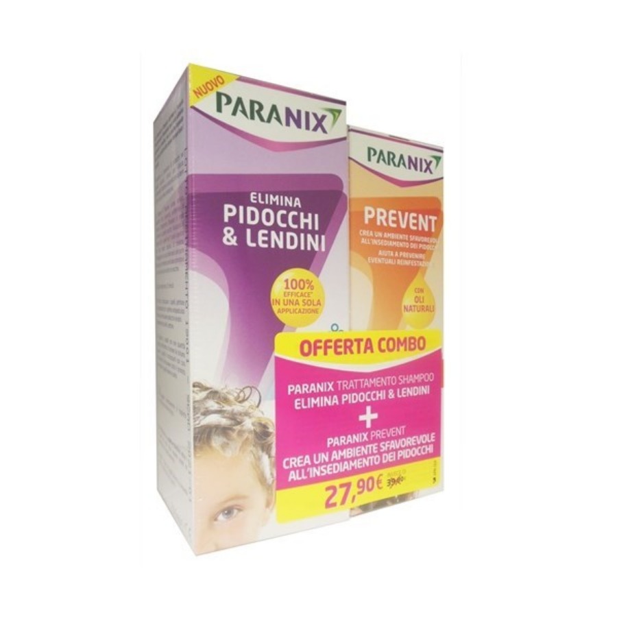 Paranix Trattamento Shampoo Pidocchi e Spray PROMOZIONE