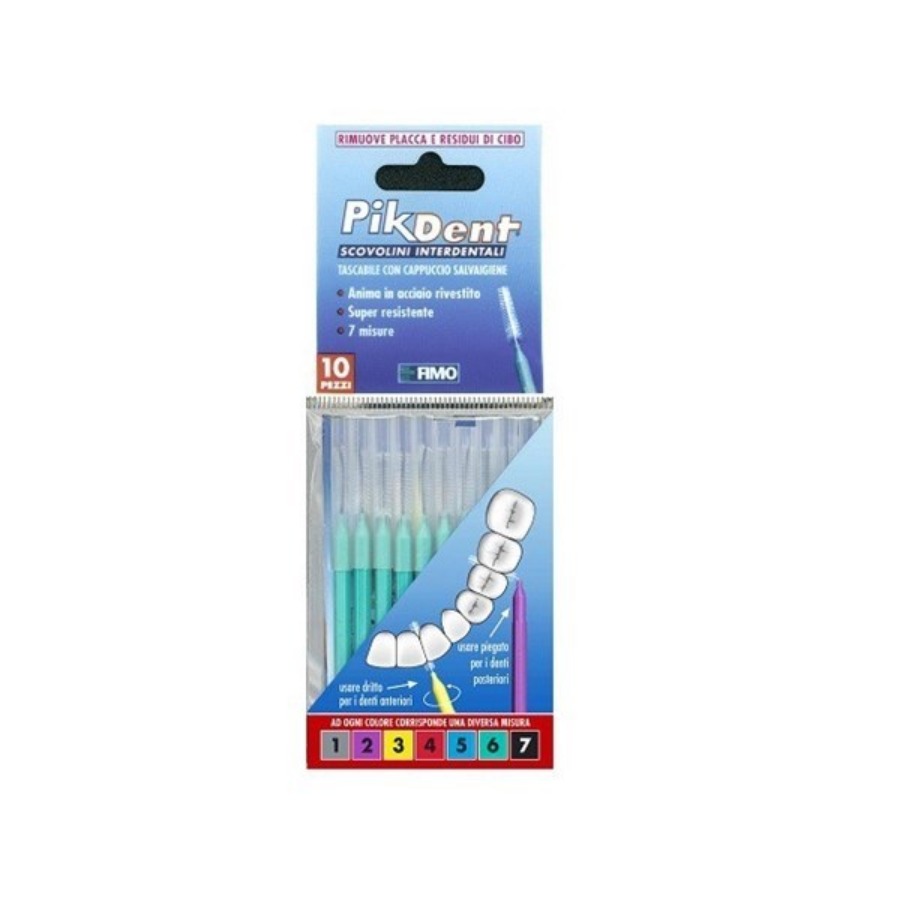 PikDent Scovolini Interdentali 10 Pezzi Col6 1,0 mm a solo € 6,60 -   - Gli Specialisti del Benessere