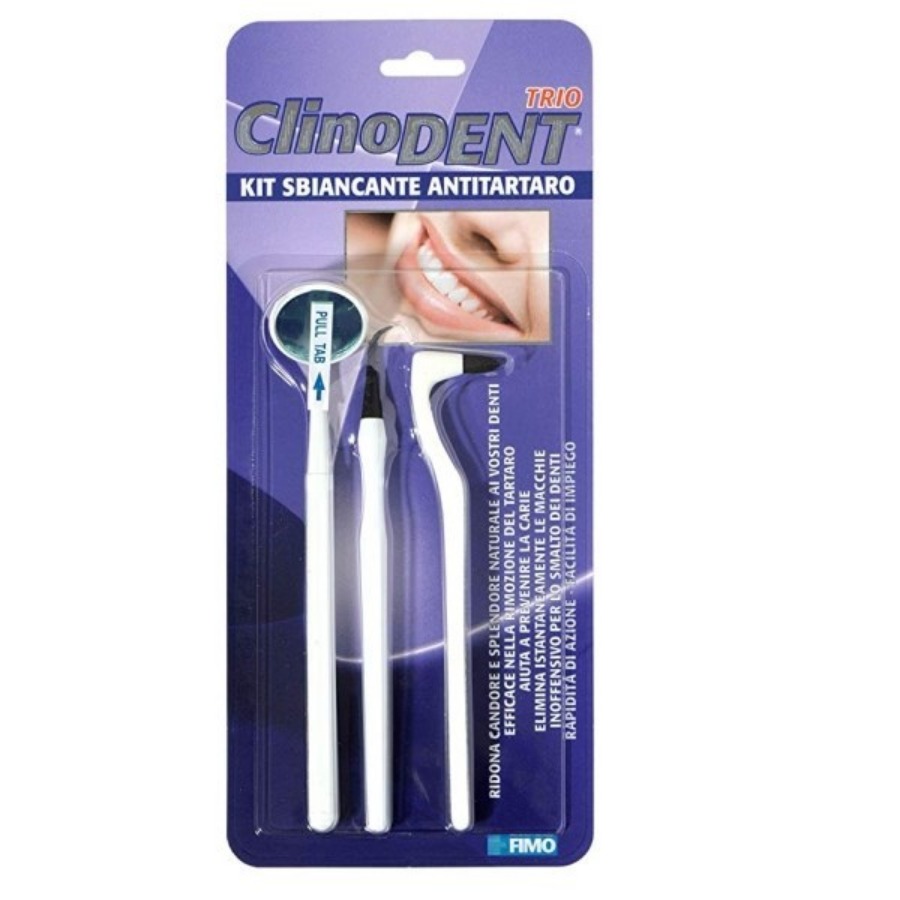 Clinodent Trio Kit Sbiancante Antitartaro