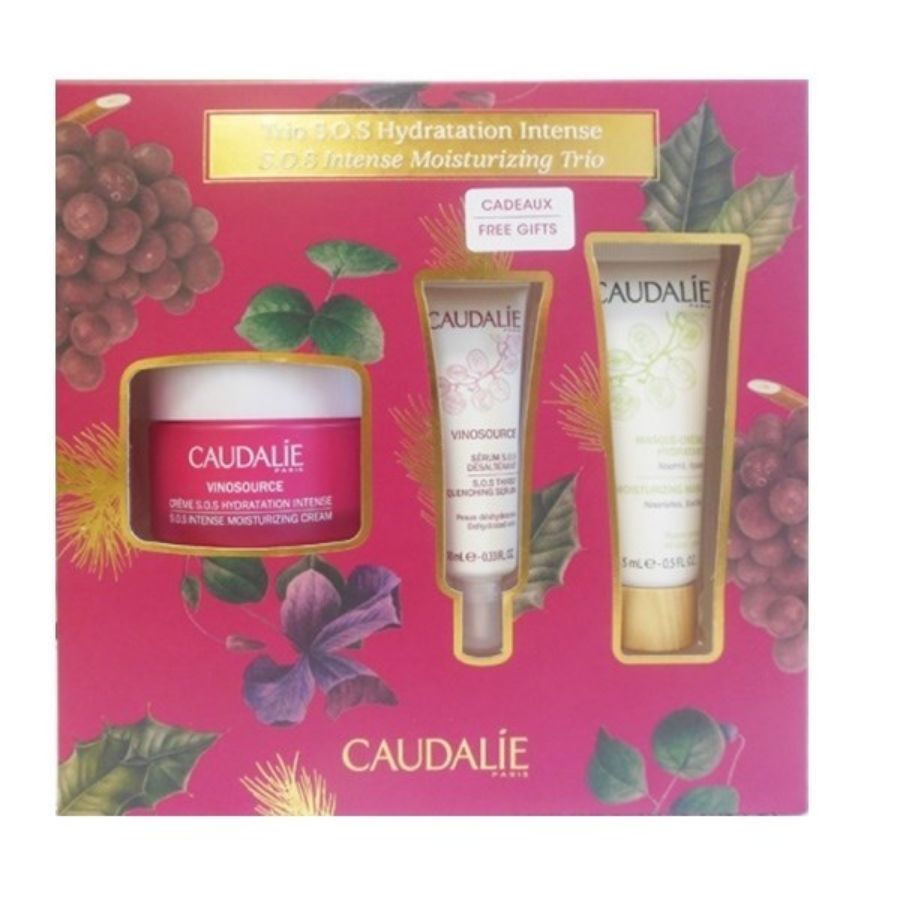 Caudalie Cofanetto SOS Intense Moisturizing Trio PROMOZIONE