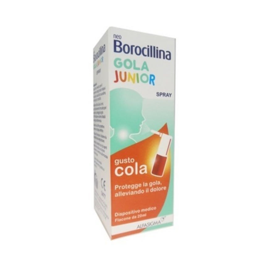 Neoborocillina Gola Junior Spray Gusto Cola 20ml