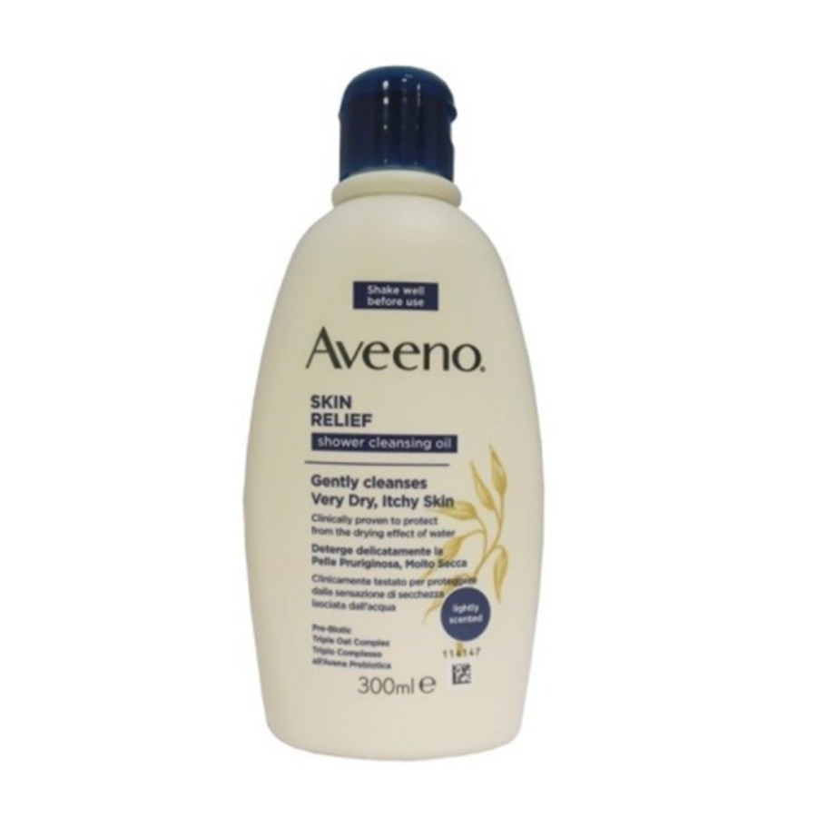 Aveeno Skin Relief Detergente Olio Bagno Doccia 300ml