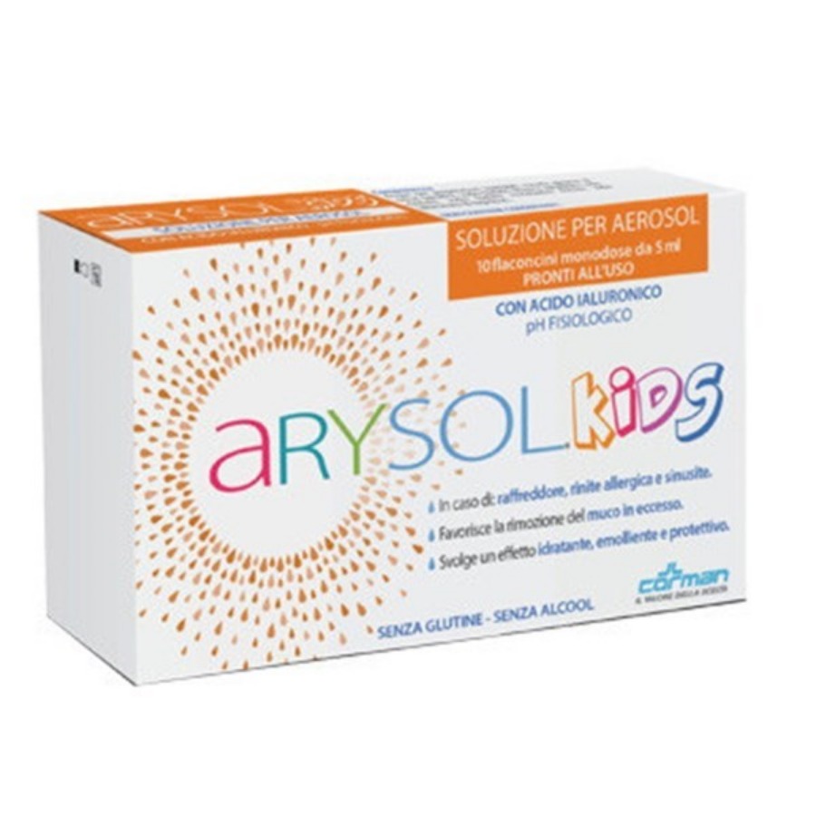 Arysol Kids Soluzione per Aerosol 10 Flaconcini Monodose da 5ml