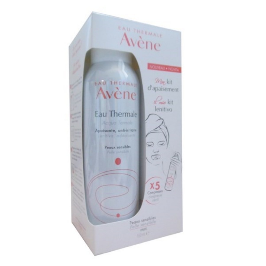 Avene Kit Acqua Termale 150ml + OMAGGIO 5 Maschere Compresse