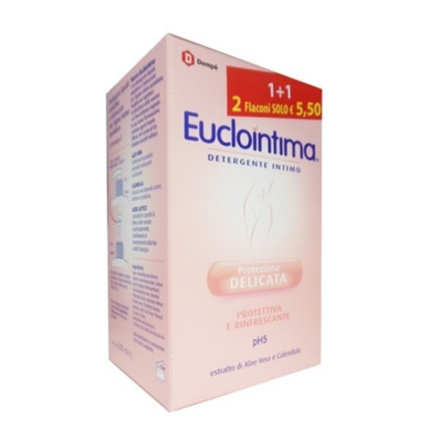 Euclointima Detergente Intimo Confezione Due Flaconi PROMOZIONE