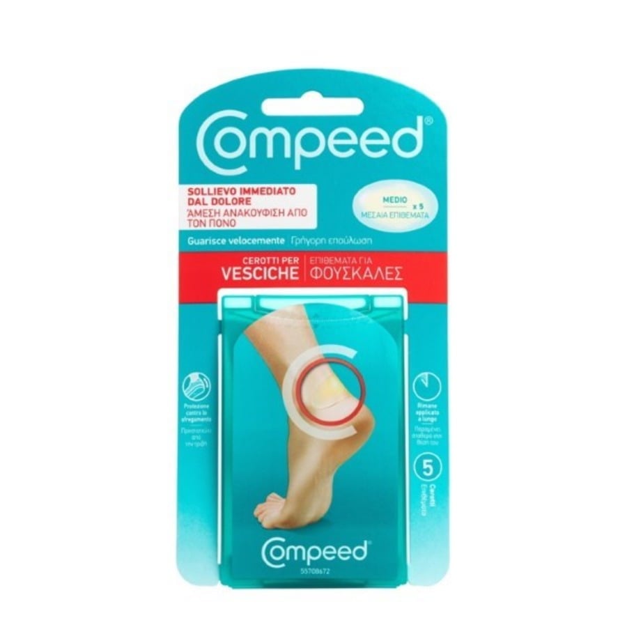 Compeed Hühneraugenpflaster – Mittel, 10 Stück, Mit Hydrokolloid-Gel
