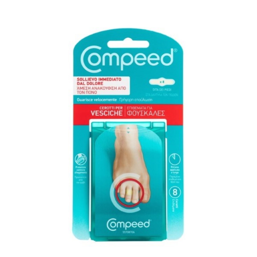 Compeed Vesciche Dita Piedi 8 Pezzi