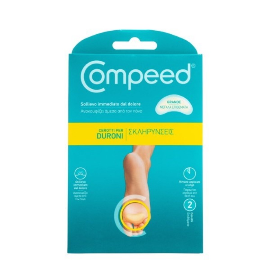 Compeed Cerotti Duroni Pianta Piede 2 Pezzi Grandi