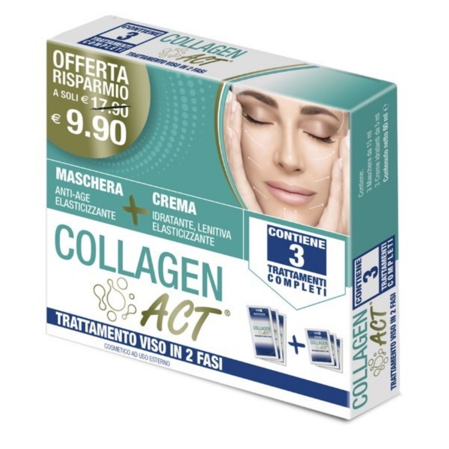 Collagen Act Trattamento Viso Due Fasi