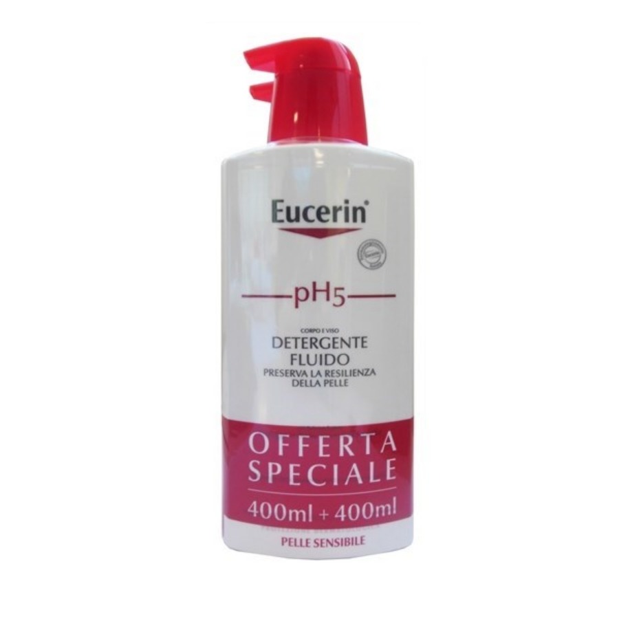 Eucerin Ph5 Detergente Fluido Dual Pack 400ml PROMOZIONE