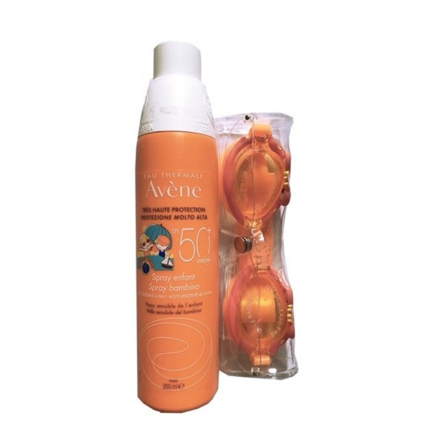 Avene Spray Bambino SPF50+ 200ml con Occhialini da Mare PROMOZIONE