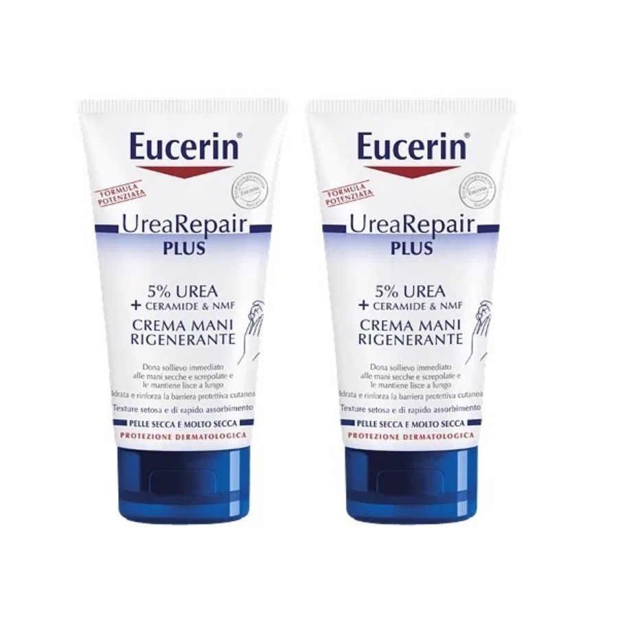 Eucerin Urea Repair Crema Mani Due Confezioni da 75ML PROMOZIONE