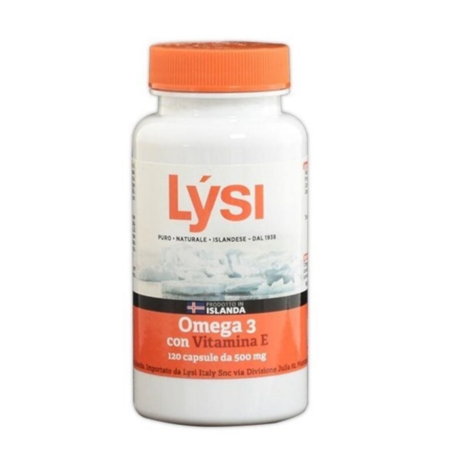 Lysi Omega 3 con Vitamina E 120 Capsule da 500mg