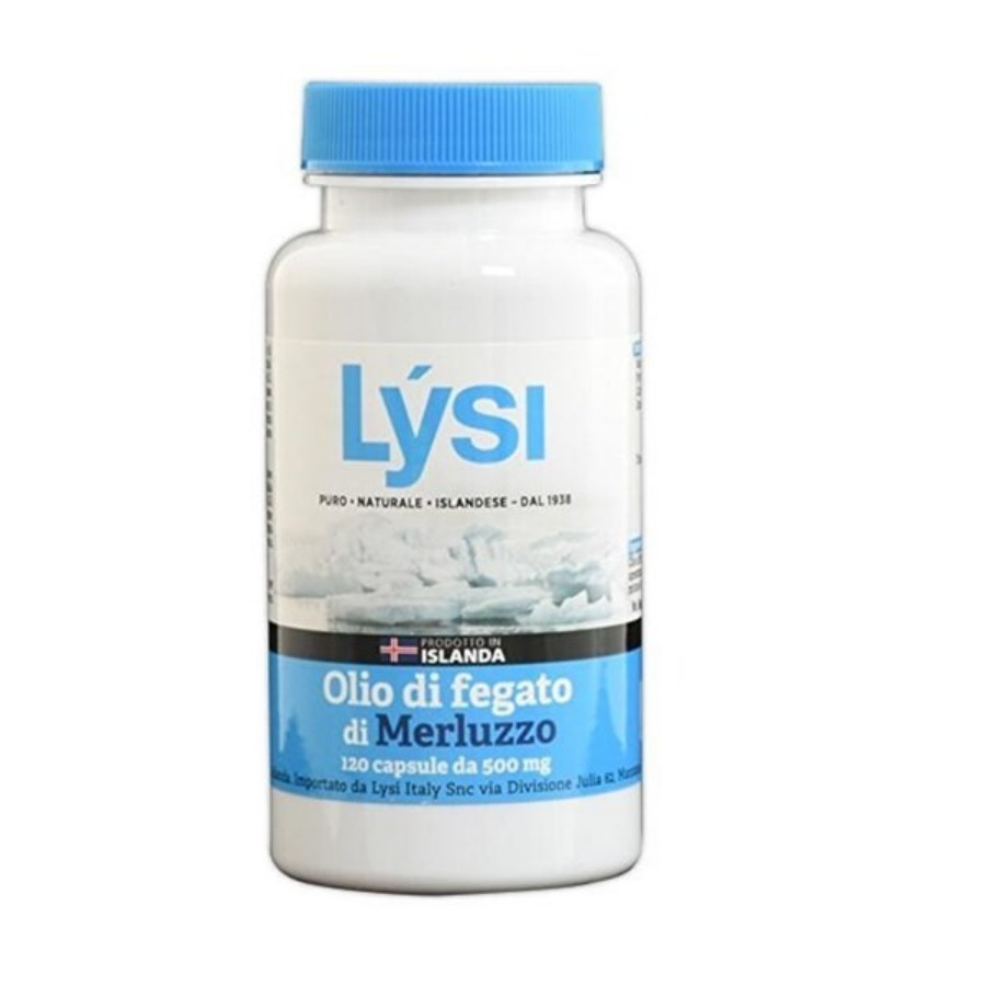 Lysi Olio di Fegato di Merluzzo 120 Capsule da 500mg