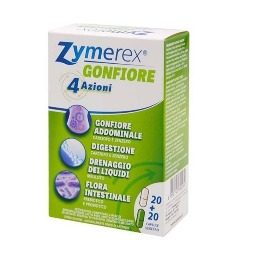 Zymerex Gonfiore 20+20 Capsule Vegetali