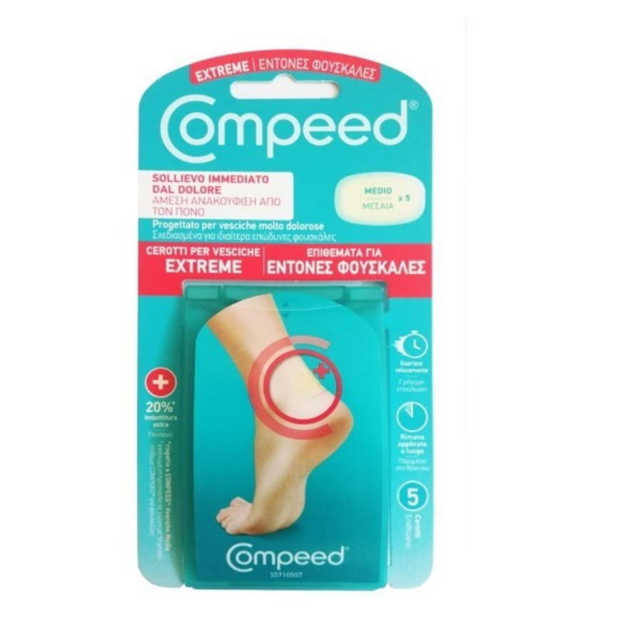 Compeed 5 Cerotti per Vesciche Estreme