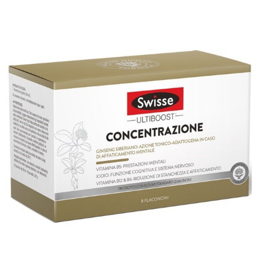 Swisse Ultiboost Concentrazione 8 Flaconcini