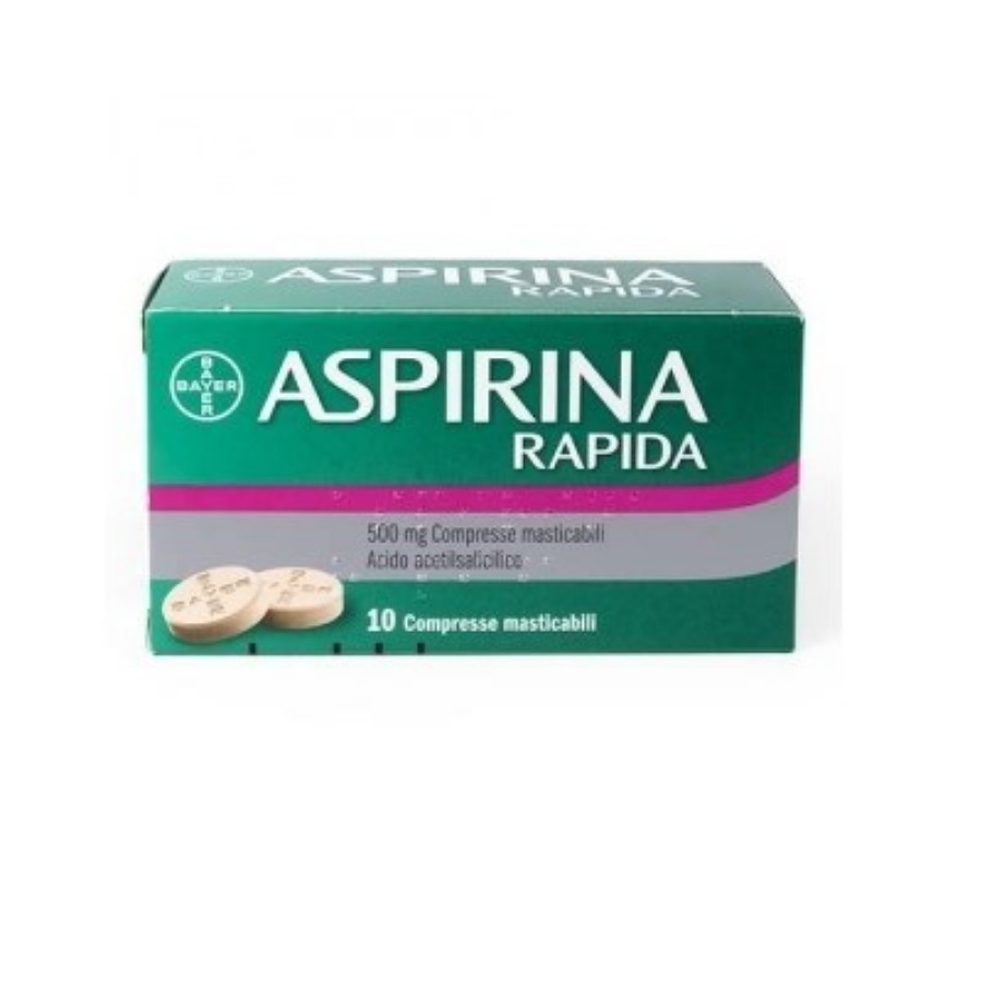 Aspirina Rapida 10 Compresse Masticabili 500mg