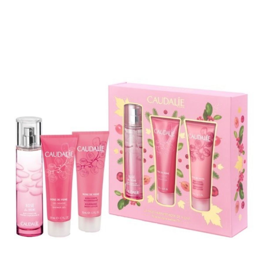 Caudalie Cofanetto Le Trio Parfume Rose de Vigne PROMOZIONE