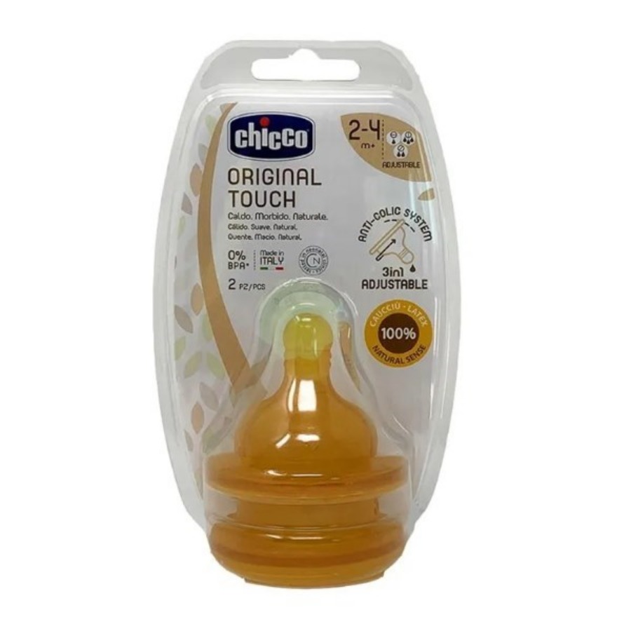 Chicco Original Touch Tettarella Benessere 2 Mesi+ 2 Pezzi