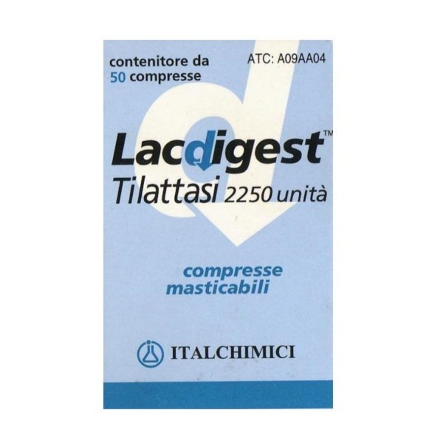 Ladigest 50 Compresse Masticabili 2250U