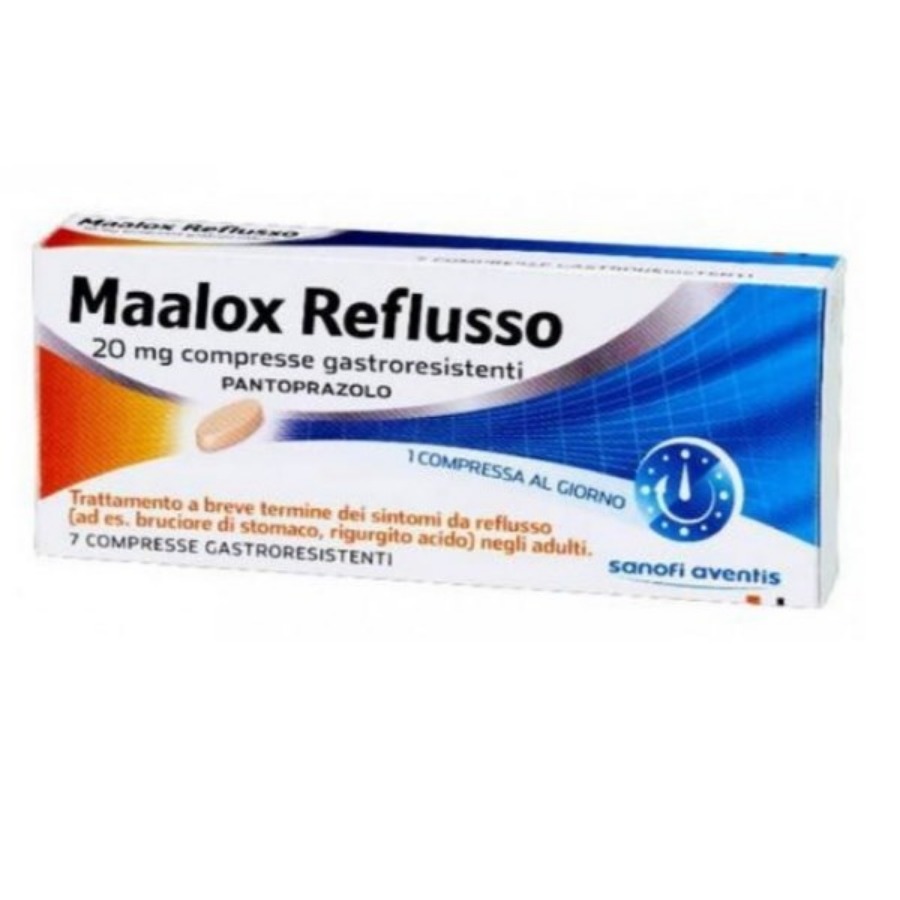 Maalox Reflusso 7 Compresse Gastroresistenti 20MG
