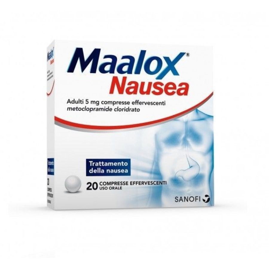 Maalox Nausea Adulti 5MG 20 Compresse Effervescenti