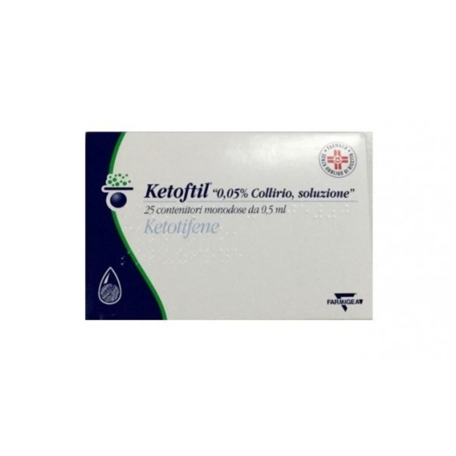 Ketoftil Collirio 25 Flaconcini Monodose 0,5mg/ml
