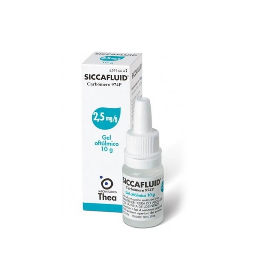 Siccafluid Gel Oftalmico 10G 2,5mg/G