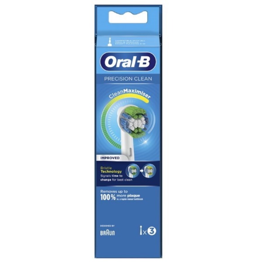 OralB Testine Ricambio Precision Clean 3 Pezzi