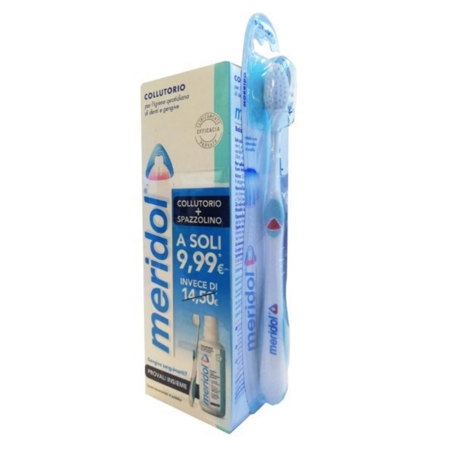 Meridol Collutorio 400ml con Spazzolino