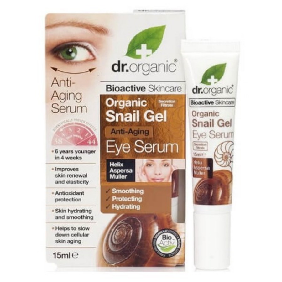 Dr. Organic Snail Gel Eye Siero Occhi 15ml