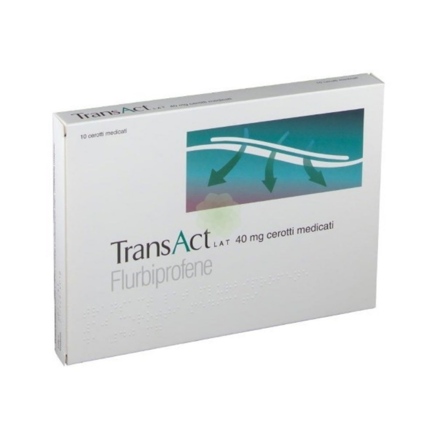 Transact Lat 10 Cerotti Medicati 40MG