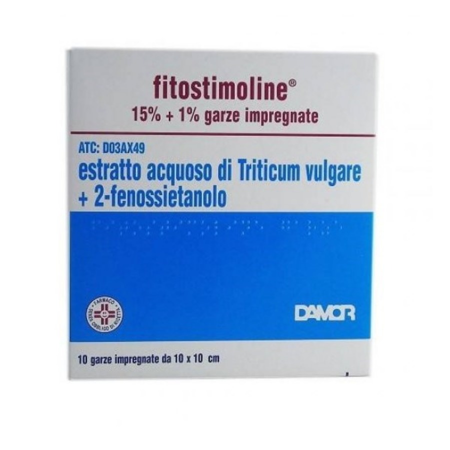 Fitostimoline 10 Garze Impregnate 15%