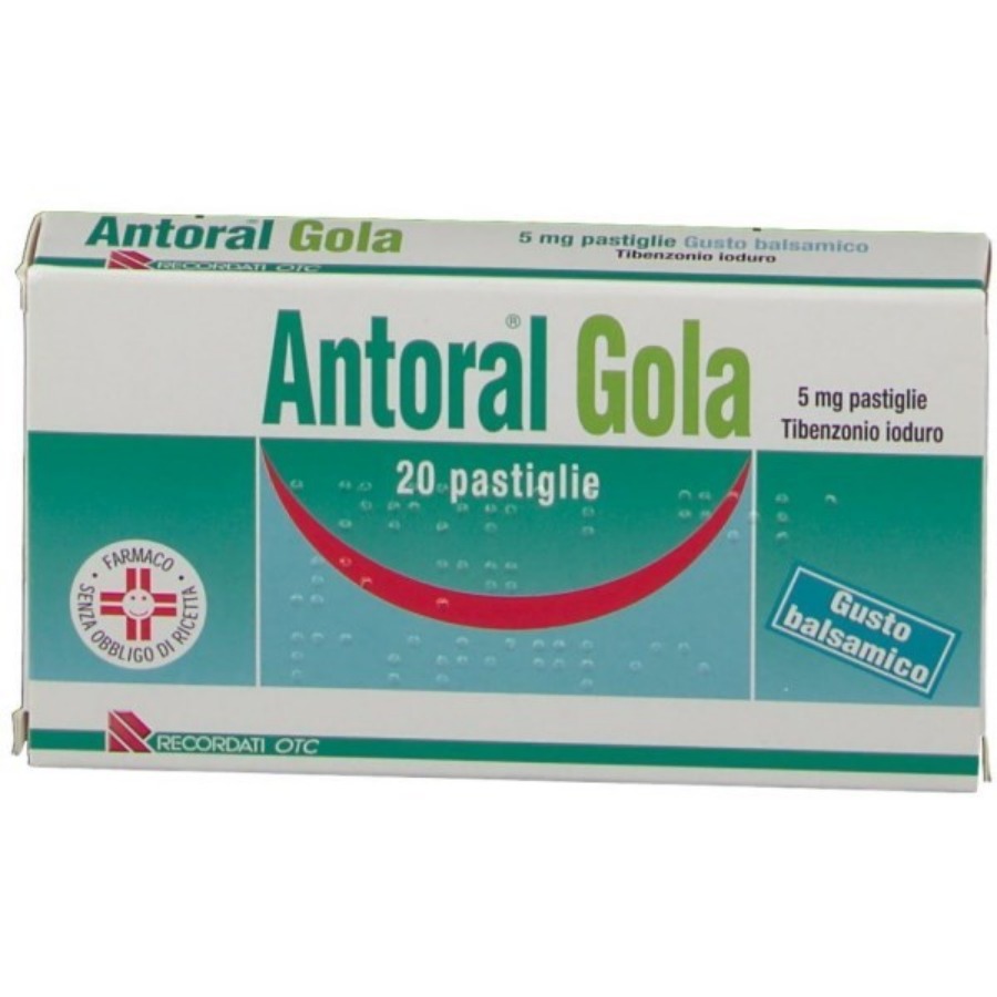 Antoral Gola 20 Pastiglie Gusto Balsamico 5MG