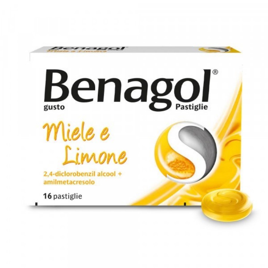 Benagol 16 Pastiglie Gusto Miele e Limone