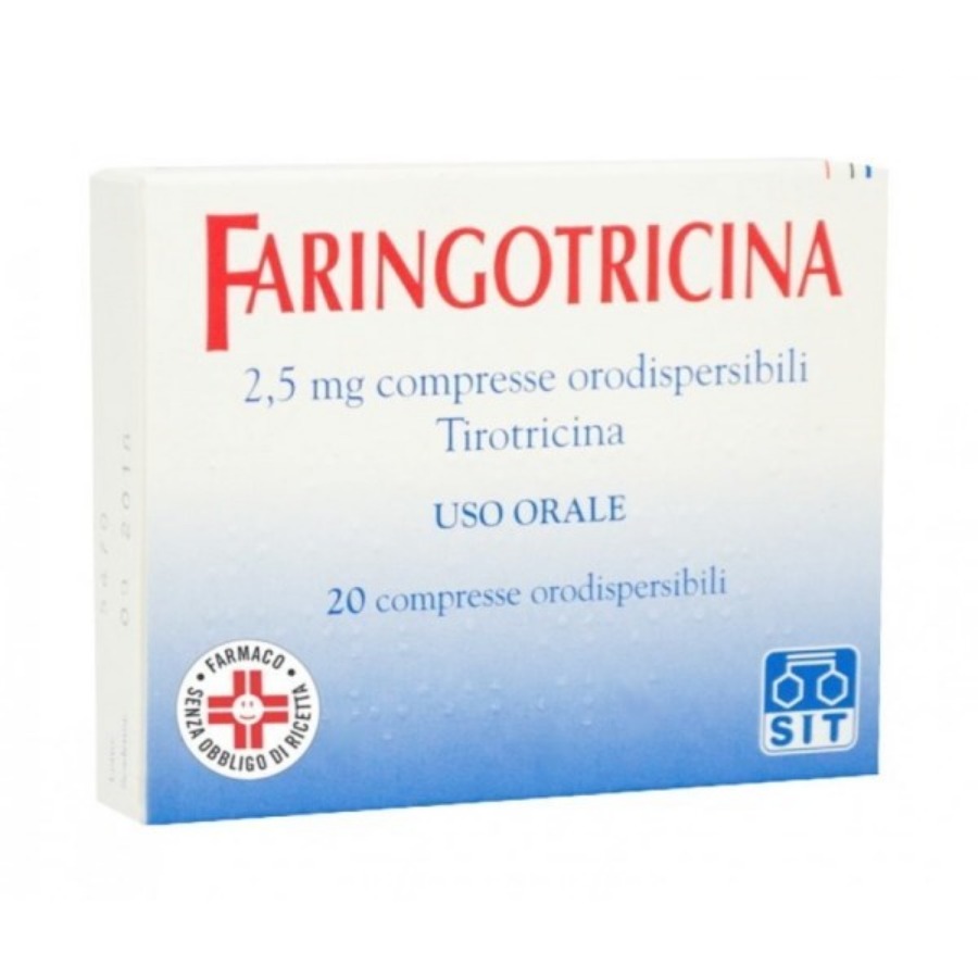 Faringotricina 20 Compresse Orodispersibili 2,5MG