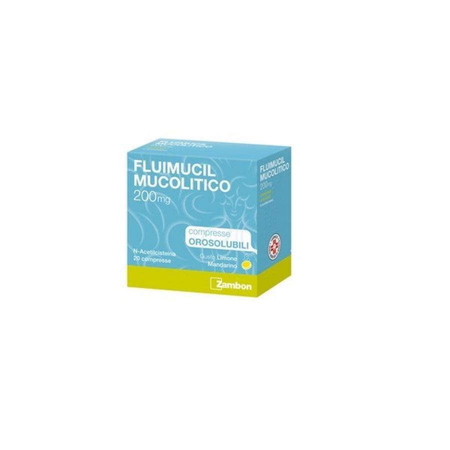 Fluimucil Mucolitico 20 Compresse Orosolubili 200mg