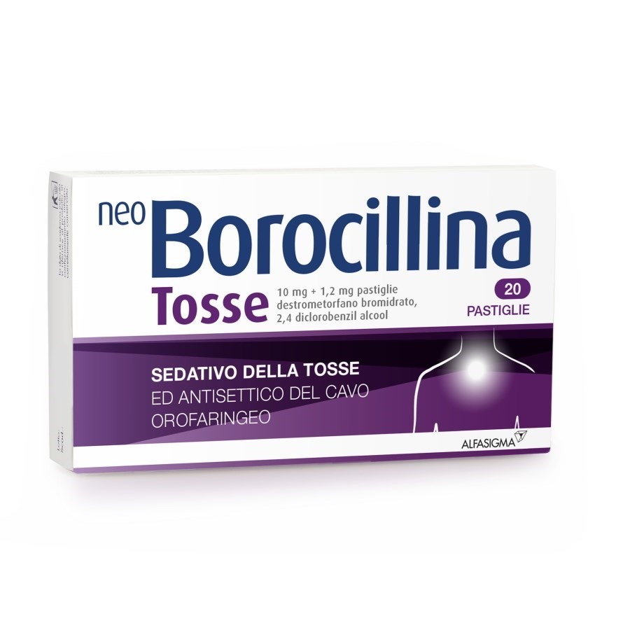 Neoborocillina Antisettico Tosse 20 Pastiglie