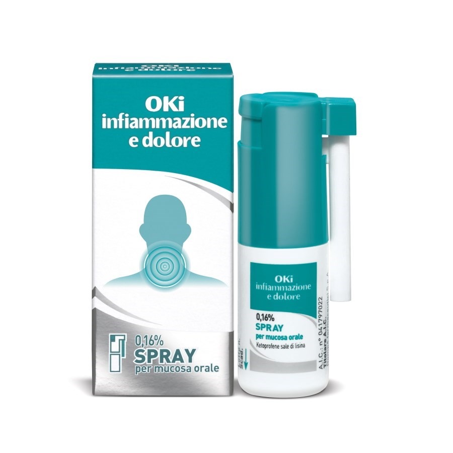 Oki Infiammazione e Dolore 0,16% Spray Orale 15ml