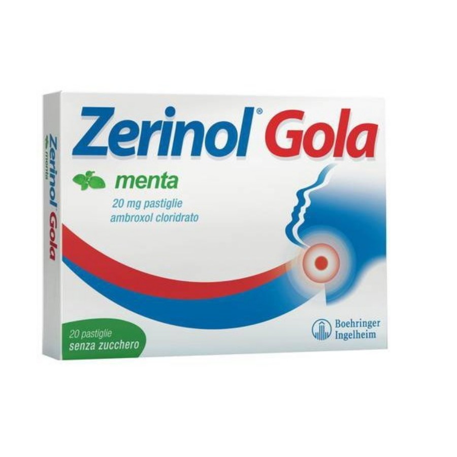 Zerinol Gola 20 Pastiglie Gusto Menta