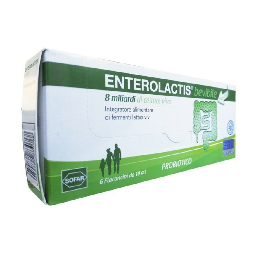 Enterolactis 6 Flaconi 10ml
