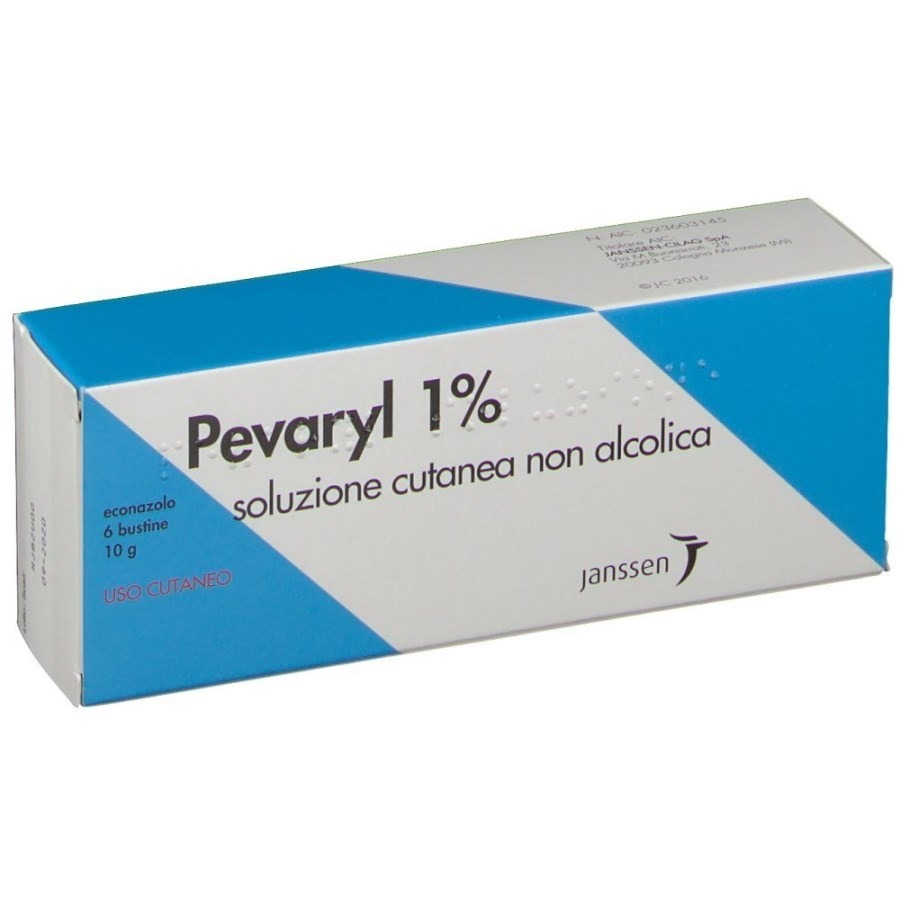 Pevaryl Soluzione Cutanea 1% 6 Bustine 10gr
