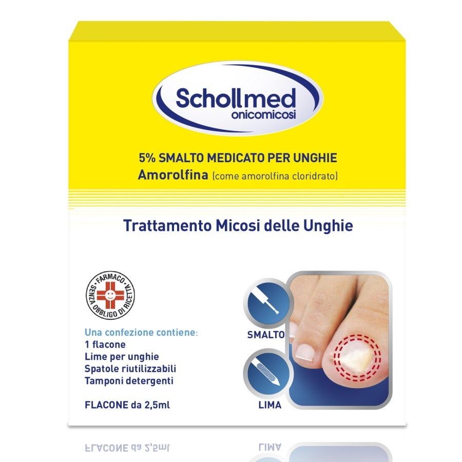 Schollmed Onicomicosi Smalto Medicato 5% 2,5ml