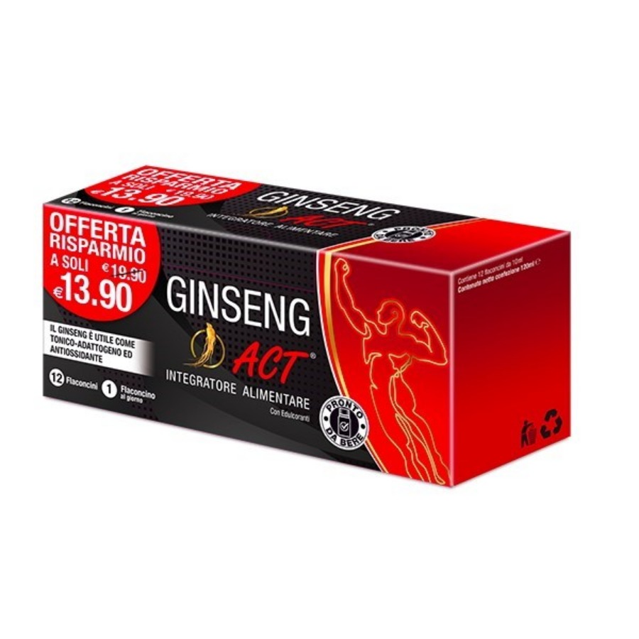 Ginseng Act 12 Flaconcini