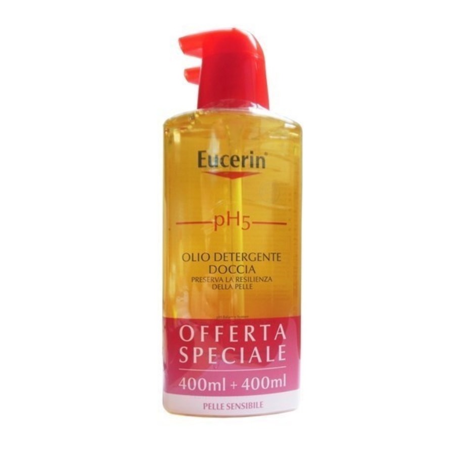 Eucerin Ph5 Olio Detergente Doccia Confezione Due Flaconi 400ml PROMOZIONE