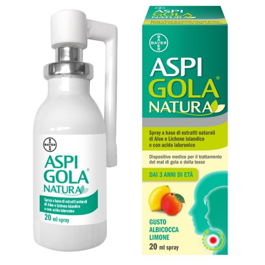 Aspi Gola Natura Spray Albicocca e Limone 20ml