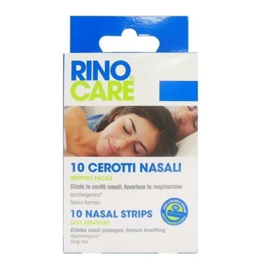 Rinocare Cerotti Nasali Trasparenti Box 10 Pezzi